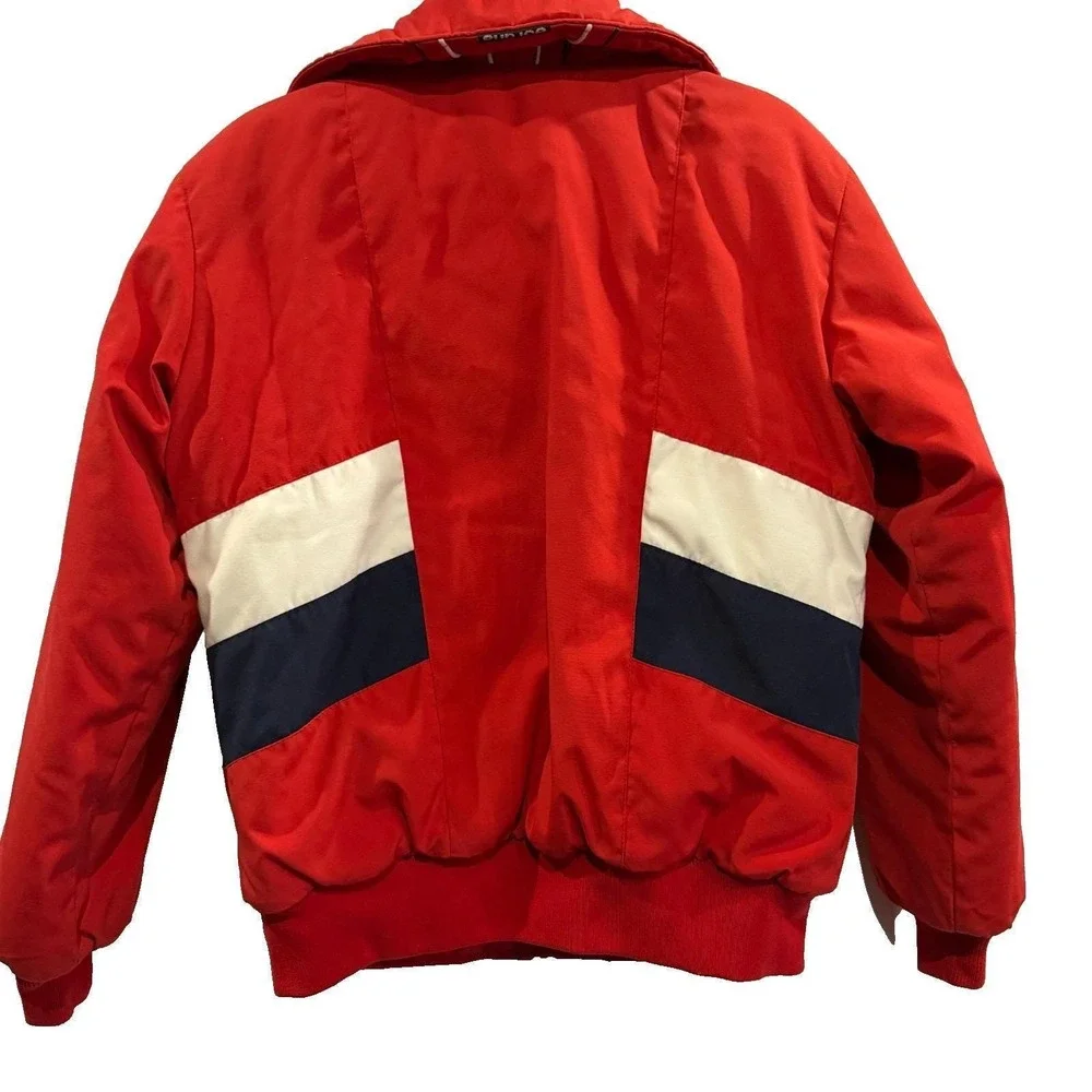 Vintage‎ Sunice Canada Ski Red Jacket Quallofil Insulated Mens LS